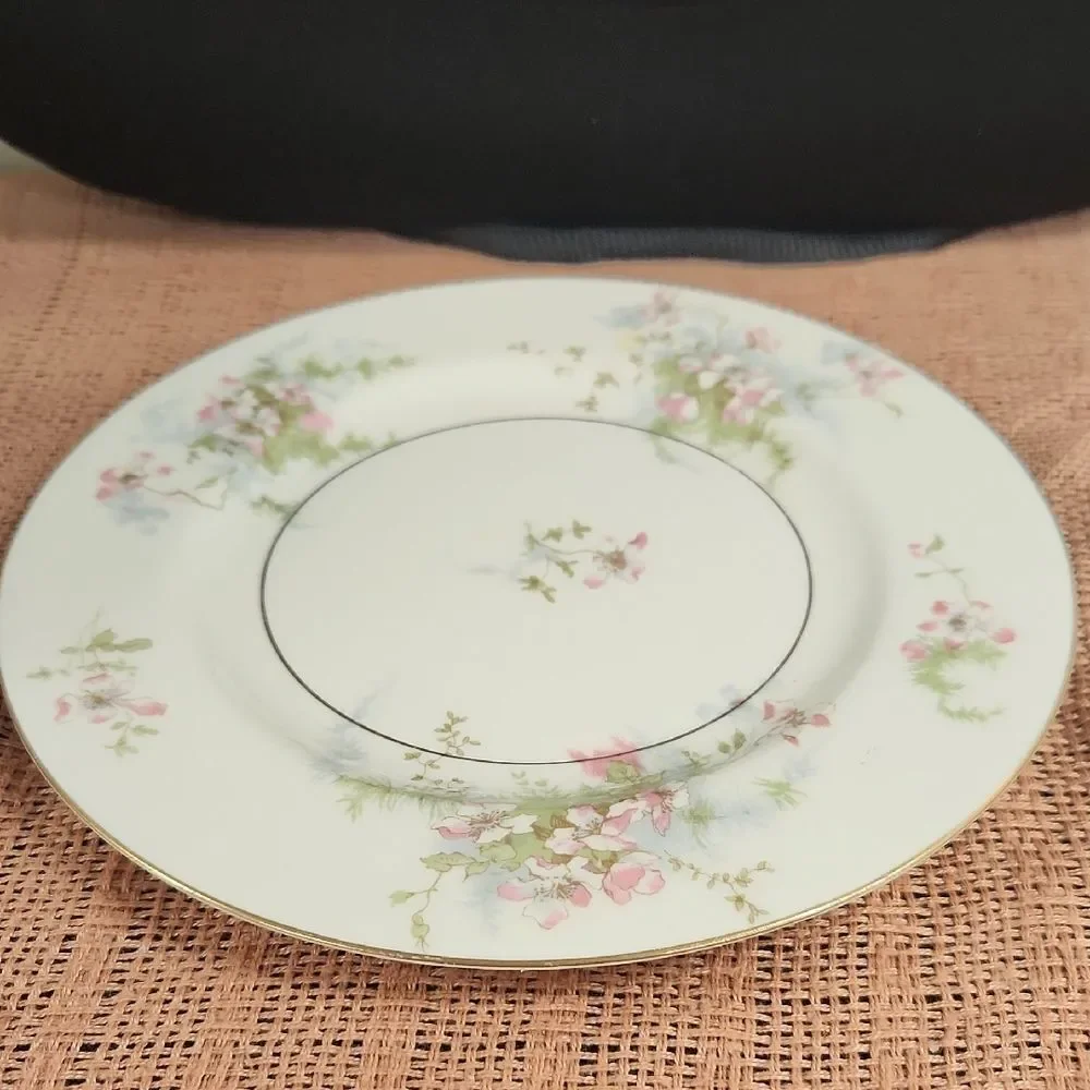 Theodore Haviland Apple Blossom Floral Salad Plate 8